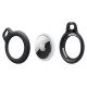 Tech-Protect Rough Chain Case for Apple AirTag with Pendant - Black