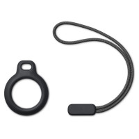 Tech-Protect Rough Chain Case for Apple AirTag with Pendant - Black