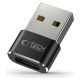 Tech-Protect UltraBoost USB-A (Male) / USB-C (Female) Adapter - Black