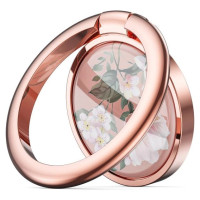Tech-Protect Magnetic Phone Ring Holder / Ring with Stand Function - Pink Flowers