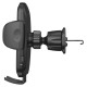 Tech-Protect CM15W-V1 Car Phone Holder with 15W Inductive Charger for Cockpit/Air Vent - Black