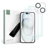 Tech-Protect Supreme Set for iPhone 15 Plus 2x tempered glass for display / tempered glass for camera