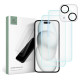 Tech-Protect Supreme Set for iPhone 15 Plus 2x tempered glass for display / tempered glass for camera