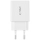 Tech-Protect C35W 2x USB-C PD 35W charger with USB-C / USB-C cable - white