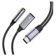 Tech-Protect UltraBoost USB-C (male) PD 60W 6A / mini jack 3.5mm (female) - USB-C (female) - black