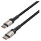 Tech-Protect UltraBoost Evo USB-C / USB-C PD cable 100W 5A 1m - titanium