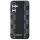 Dkny Leather Checkered Mono Pattern MagSafe case for Samsung Galaxy S24 - black