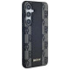 Dkny Leather Checkered Mono Pattern MagSafe case for Samsung Galaxy S24 - black