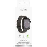 Puro Sport Nylon Strap for Apple Watch 42 / 44 / 45 / 49 mm - Black