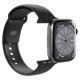 Puro Icon Silicone Strap for Apple Watch 42 / 44 / 45 / 49 mm - Black (2 pcs.)