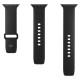 Puro Icon Silicone Strap for Apple Watch 42 / 44 / 45 / 49 mm - Black (2 pcs.)