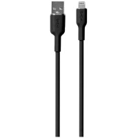 Puro Elektrik Puro Soft USB-A - Lightning Cable 1.5m Silicone - Black