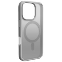 Puro Gradient MagSafe Silicone Case for iPhone 16 Pro Max - Silver