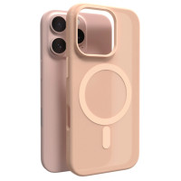 Puro Daylight MagSafe Silicone Case for iPhone 16 Pro Max - Beige