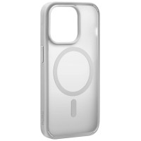 Puro Gradient MagSafe Silicone Case for iPhone 15 Pro - Silver