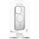 Puro Gradient MagSafe Silicone Case for iPhone 15 Pro - Silver