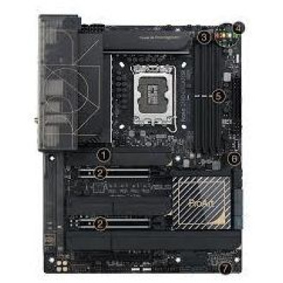 Asus Mainboard|ASUS|Intel Z890|LGA1851|ATX|Memory DDR5|Memory slots 4|1xPCI-Express 4.0 16x|2xPCI-Express 5.0 16x|5xM.2|1xHDMI|1xDisplayPort|1xAudio-In|1xAudio-Out|1xUSB 2.0|6xUSB 3.2|3xUSB-C w/Thunderbolt|1xRJ45|PROARTZ890-CREATORWIFI