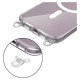 Tech-Protect FlexAir Chain MagSafe iPhone 16 Case - Clear + 2 Lanyards (Black & Taupe)
