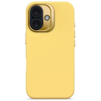 Decoded AntiMicrobial Silicone Backcover with MagSafe for iPhone 16 - Yellow