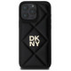 Dkny Quilted Stack Logo iPhone 16 Pro Max Case - Black