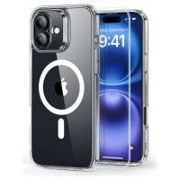 ESR Classic Hybrid Halolock MagSafe Case + Tempered Glass for iPhone 16 - Clear