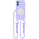 Tech-Protect MagNecklace MagSafe Case with Lanyard for iPhone 16 - Purple