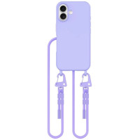 Tech-Protect MagNecklace MagSafe Case with Lanyard for iPhone 16 - Purple