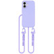 Tech-Protect MagNecklace MagSafe Case with Lanyard for iPhone 16 - Purple
