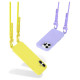 Tech-Protect MagNecklace MagSafe Case with Lanyard for iPhone 16 - Purple