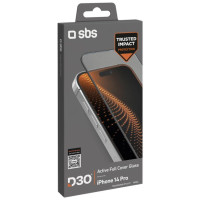 SBS D3O tempered glass with frame for iPhone 14 Pro