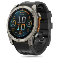 Tech-Protect Silicone Strap for Garmin Fenix 5S / 5S PLUS / 6S / 6S Pro / 7S / 8 (43MM) - Black