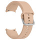 Tech-Protect Silicone Strap for Samsung Galaxy Watch 4 / 5 / 5 Pro / 6 / 7 / FE - Beige