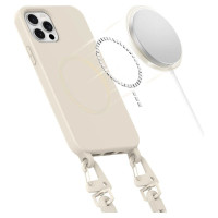 Tech-Protect MagNecklace MagSafe Case for iPhone 12 / 12 Pro - Beige