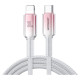 Joyroom S-A42 Crystal-Clear Series 30W USB-C - Lightning cable 1.2m - white
