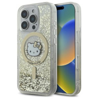 Hello Kitty Liquid Glitter Fever MagSafe iPhone 16 Pro Case - Gold