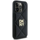 Dkny Quilted Stack Logo iPhone 14 Pro Case - Black