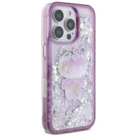 Hello Kitty Liquid Glitter 50TH Anniversary Party iPhone 16 Pro Max Case - Purple