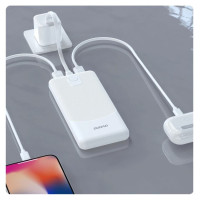 Dudao Powerbank Dudao K10Pro 2.4A 20000mAh 2 x USB-A - white