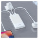 Dudao Powerbank Dudao K10Pro 2.4A 20000mAh 2 x USB-A - white