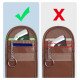 Tech-Protect KLR100 RFID Blocking Car Key Case - Brown