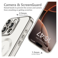 Tech-Protect MagFlex MagSafe case for iPhone 16 Pro Max - titanium