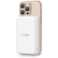 Tech-Protect Powerbank Tech-Protect PB12 LifeMag MagSafe 20000MAH - white