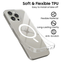 Tech-Protect FlexAir MagSafe Case for iPhone 15 Pro - Clear