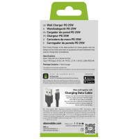 SBS TETR1CPD25 25W USB-C Wall Charger with Power Delivery - Black