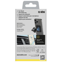SBS TESUPMAGMCLIP smartphone holder magnetic, for air vent - black