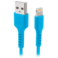 SBS TECABLEUSBIP589A USB-A - Lightning Cable - Blue