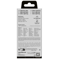 SBS TECABLEUSBIP589A USB-A - Lightning Cable - Blue