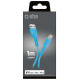 SBS TECABLEUSBIP589A USB-A - Lightning Cable - Blue