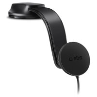 SBS Smartphone holder with inductive charger SBS TESUPPMAG15W2115W compatible with MagSafe - black
