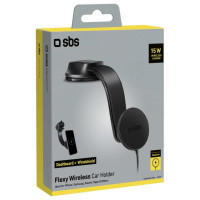 SBS Smartphone holder with inductive charger SBS TESUPPMAG15W2115W compatible with MagSafe - black